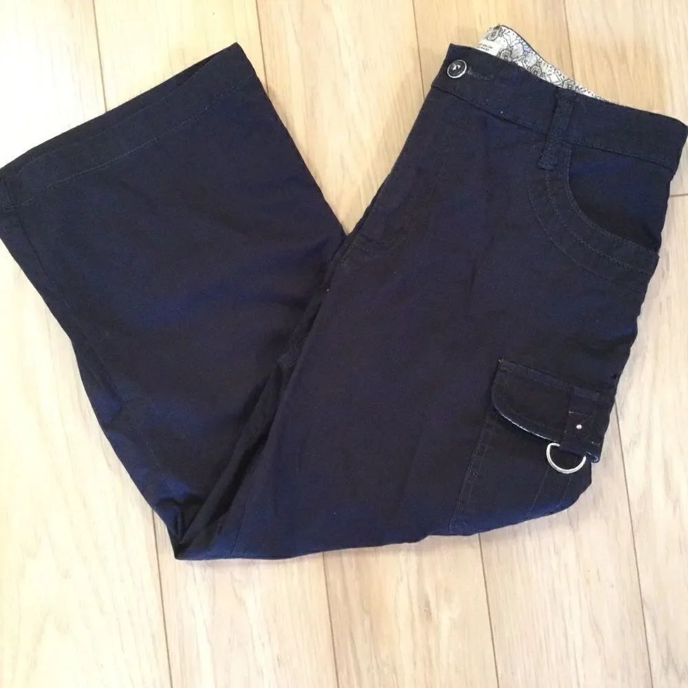 NWOT. Lee Navy Pants w/Adjustable Leg Tag Sz 8